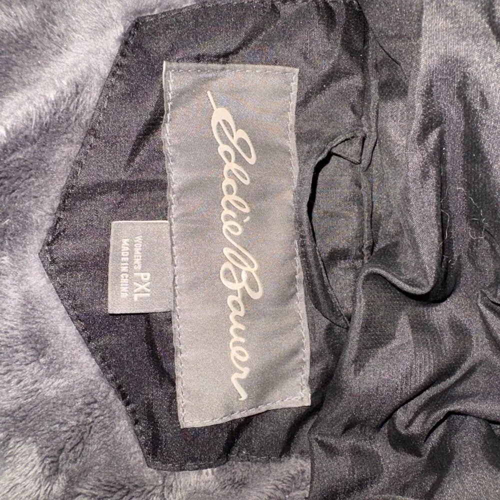 Eddie Bauer Black Sun Valley Down Jacket Size PXL - Picture 7 of 9